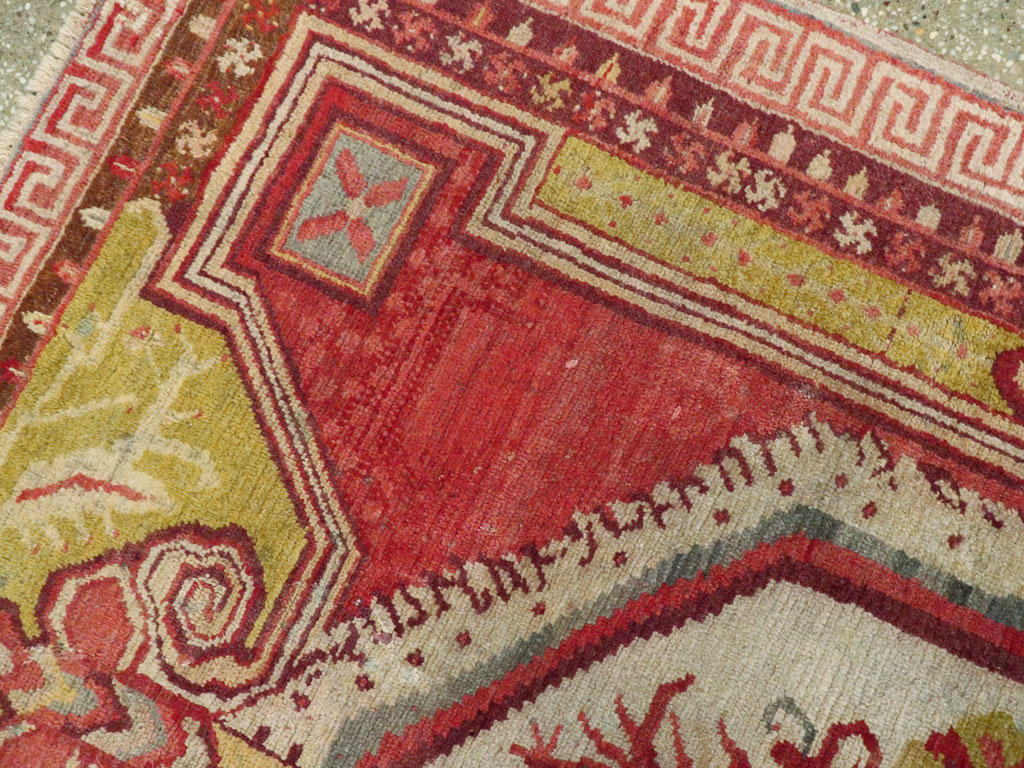 Antique Turkish Ghiordes Rug, No.15708 - Gsblank