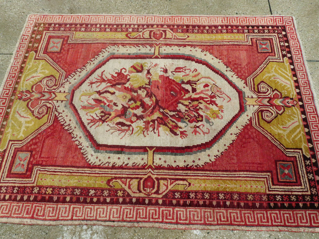 Antique Turkish Ghiordes Rug, No.15708 - Gsblank