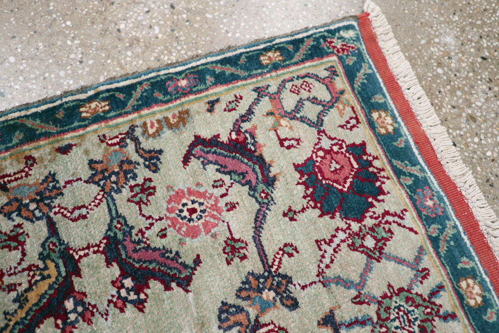 Antique Indian Agra Rug (Pair: 1 of 2), No.15746 - Gsblank