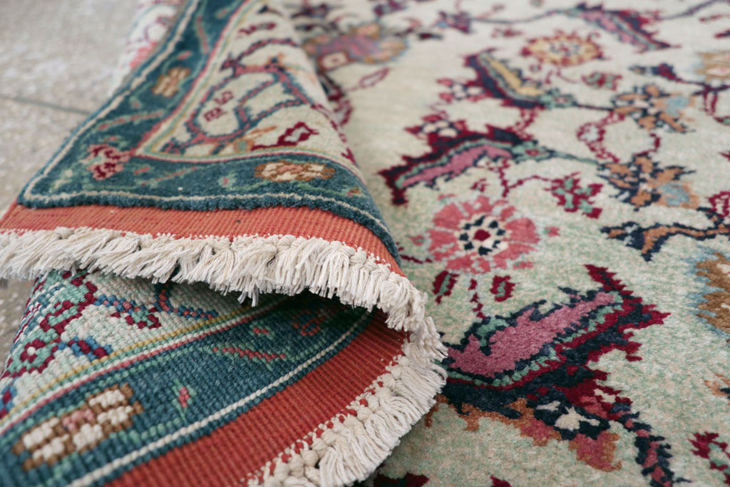 Antique Indian Agra Rug (Pair: 1 of 2), No.15746 - Gsblank