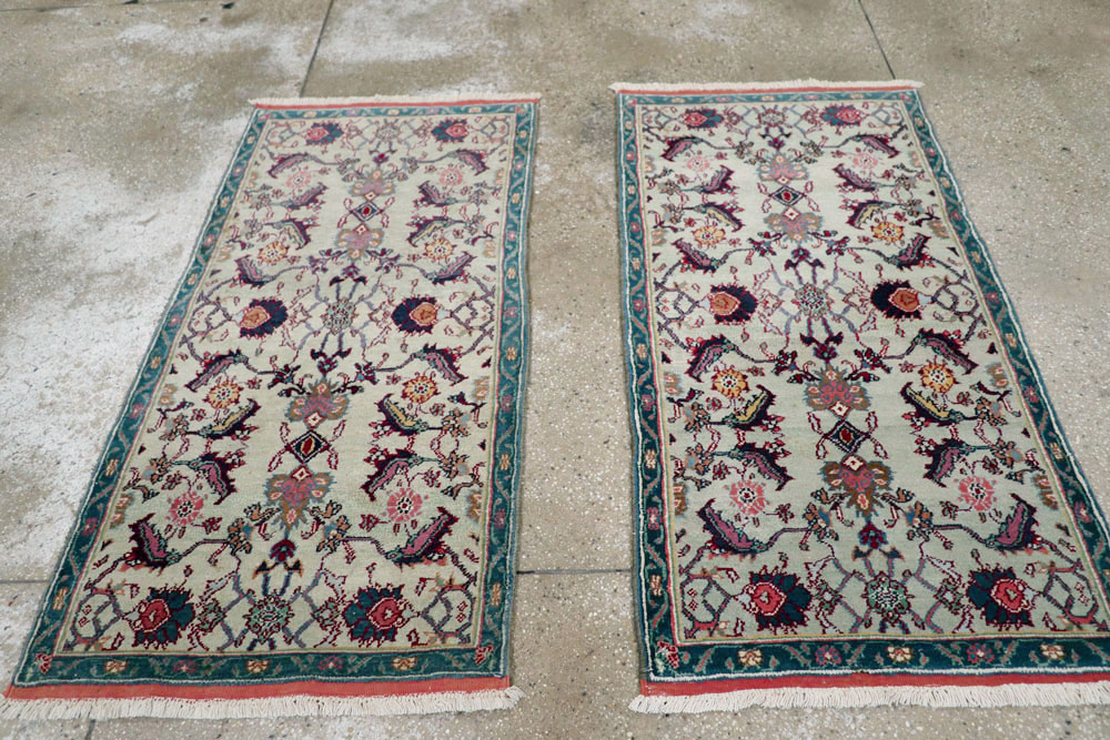 Antique Indian Agra Rug (Pair: 1 of 2), No.15746 - Gsblank