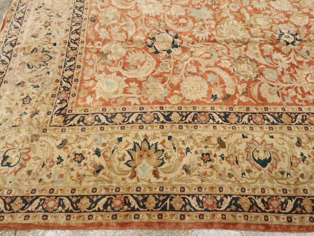 Antique Persian Tabriz Carpet, No.15763 - Gsblank
