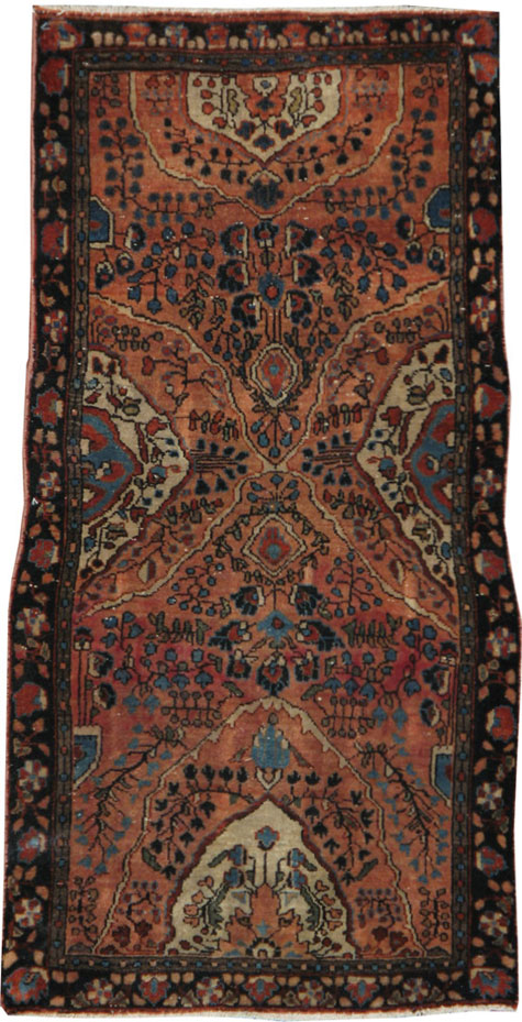 Antique Persian Sarouk Rug, No.15768 - Gsblank