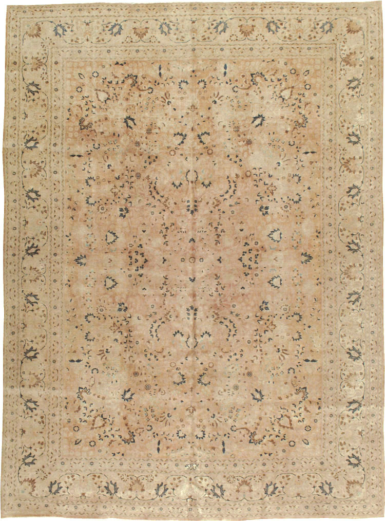 Vintage Persian Tabriz Carpet, No.15782 - Gsblank