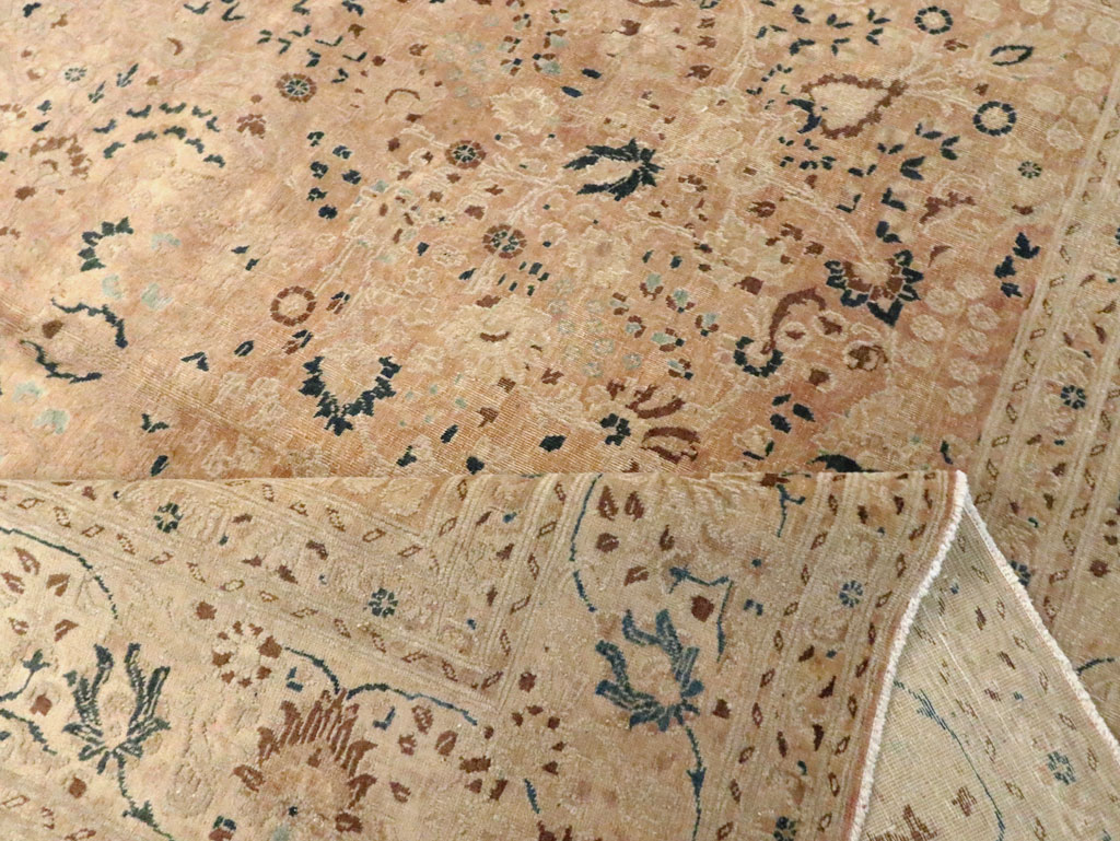 Vintage Persian Tabriz Carpet, No.15782 - Gsblank