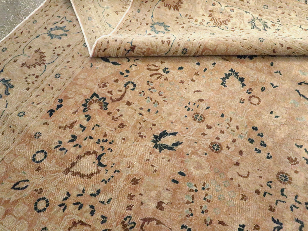 Vintage Persian Tabriz Carpet, No.15782 - Gsblank