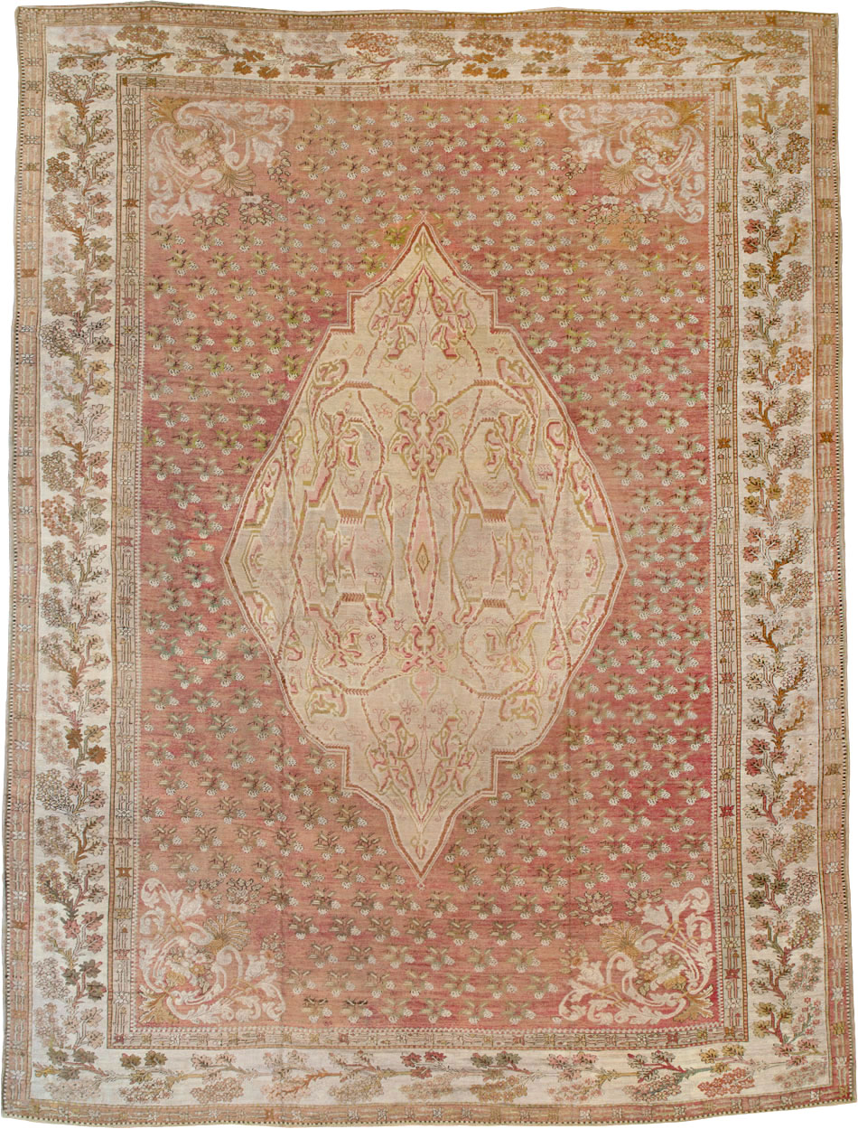 Antique Turkish Ghiordes Carpet, No.15787 - Gsblank