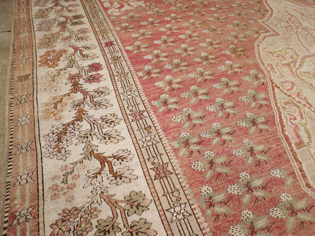 Antique Turkish Ghiordes Carpet, No.15787 - Gsblank