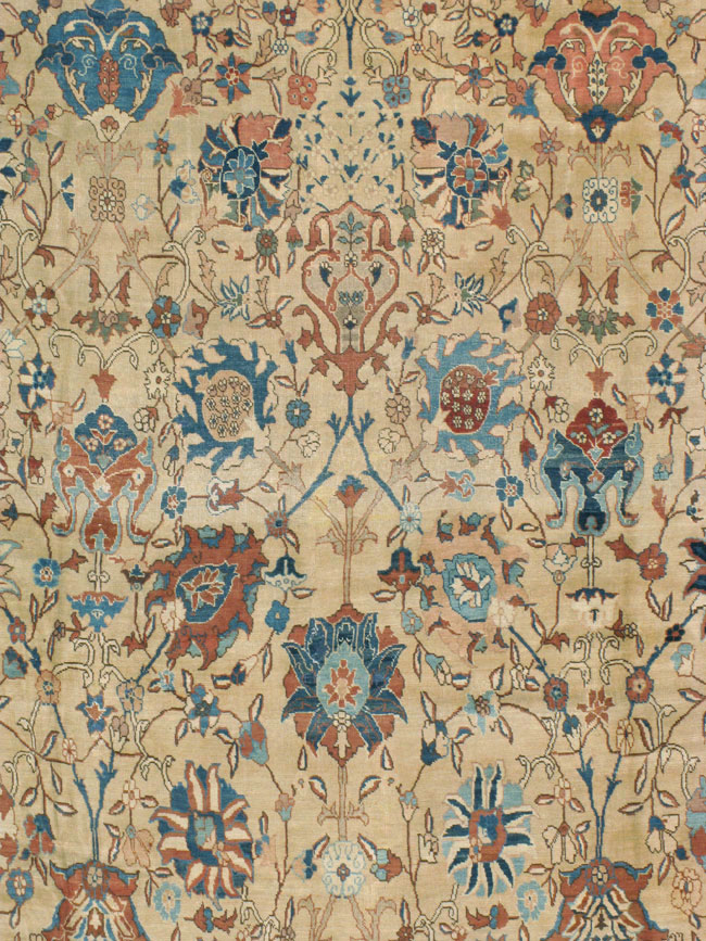 Antique Persian Tabriz Carpet, No.15789 - Gsblank
