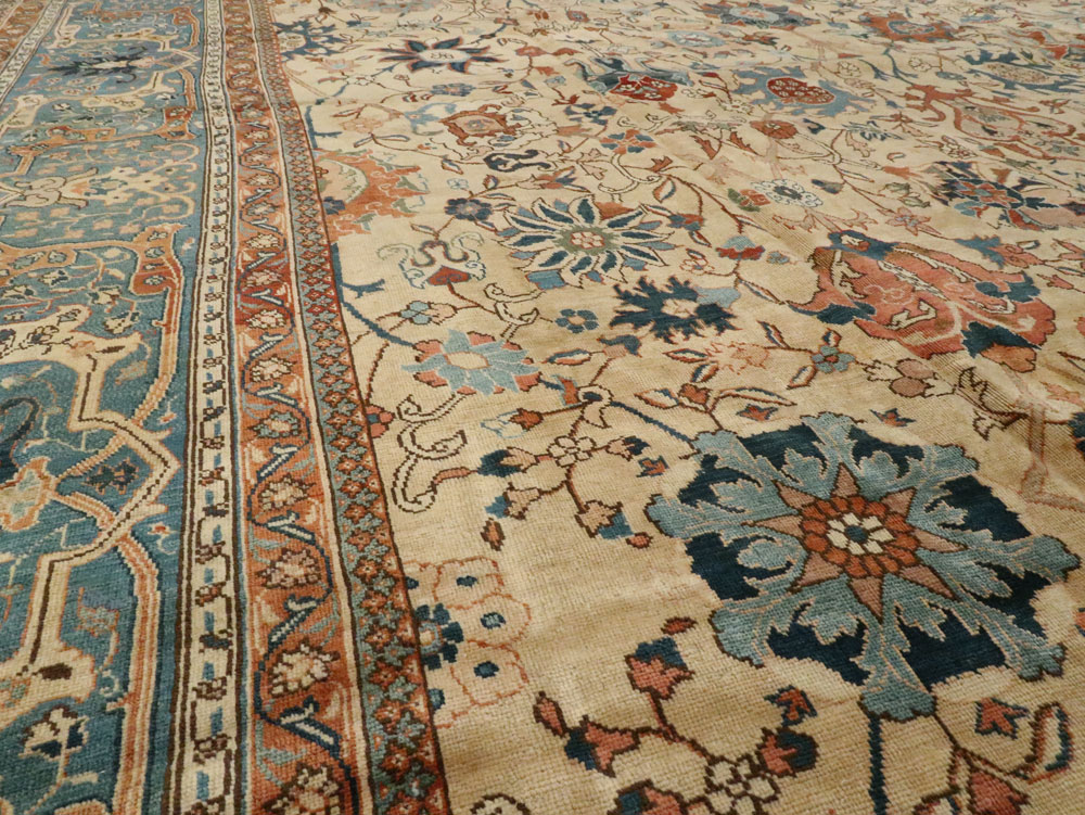 Antique Persian Tabriz Carpet, No.15789 - Gsblank