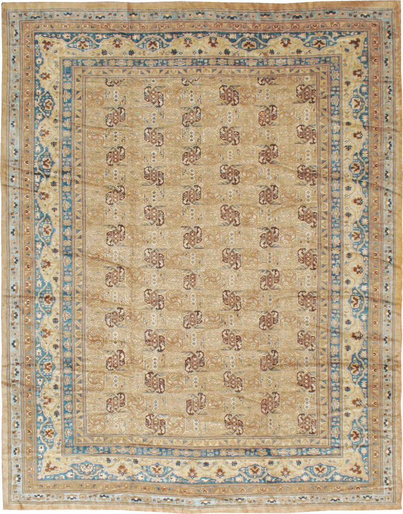Antique East Turkestan Samarkand Carpet, No.15800 - Gsblank
