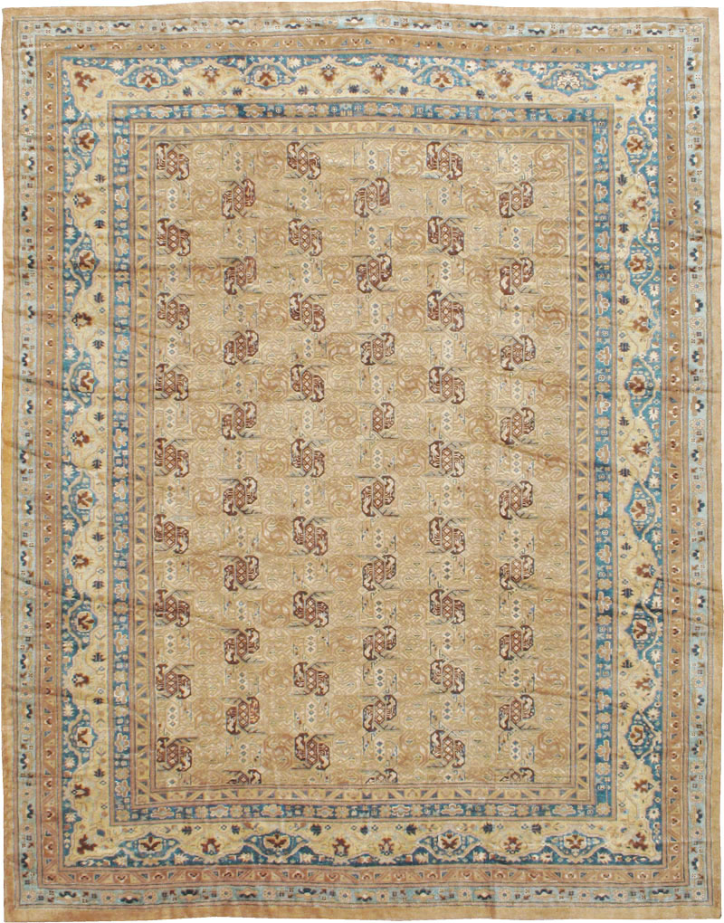 Antique East Turkestan Samarkand Carpet, No.15800 - Gsblank