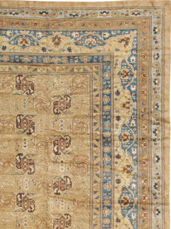 Antique East Turkestan Samarkand Carpet, No.15800 - Gsblank