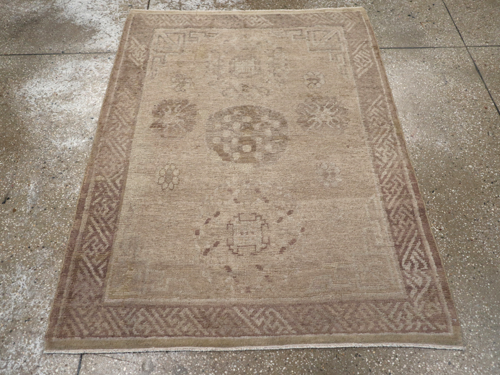 Antique East Turkestan Khotan Rug, No.15826 - Gsblank