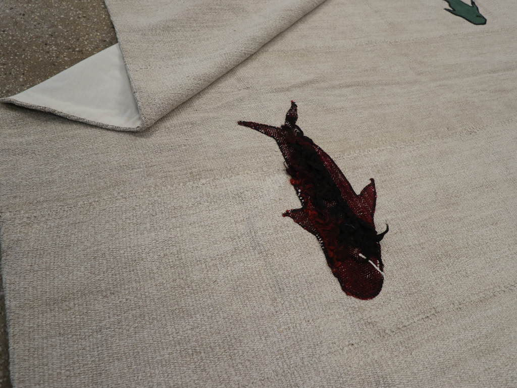 Modern Turkish Kilim, No.15842 - Gsblank