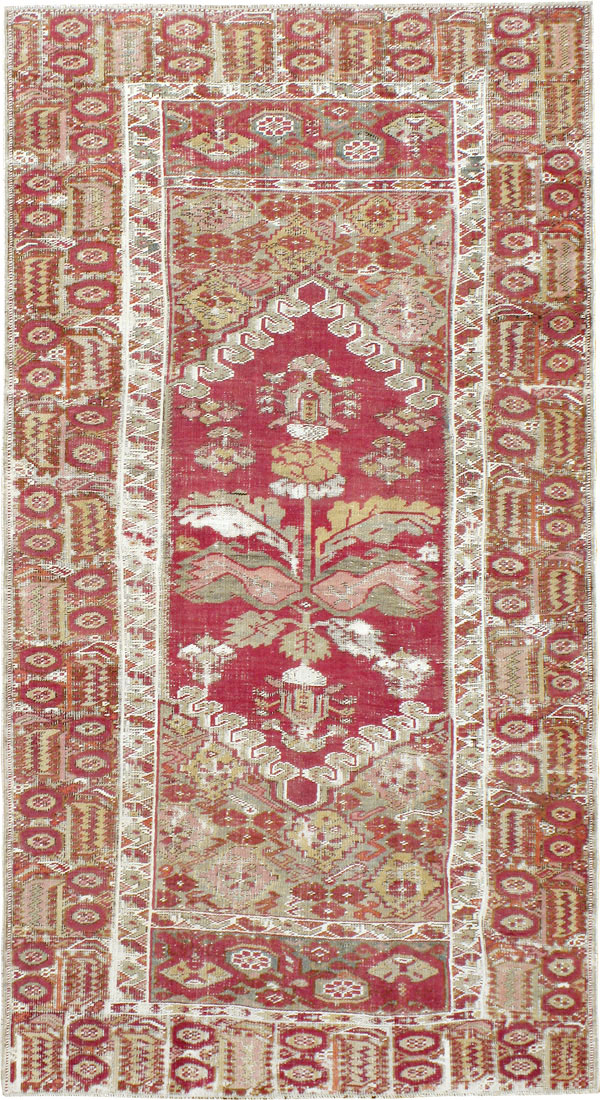 Antique Turkish Ghiordes Rug, No.15847 - Gsblank