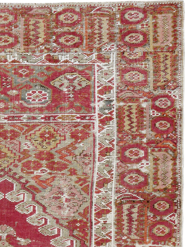 Antique Turkish Ghiordes Rug, No.15847 - Gsblank