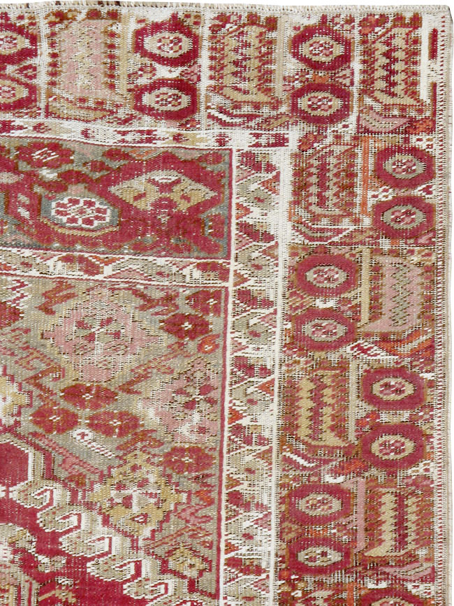 Antique Turkish Ghiordes Rug, No.15847 - Gsblank