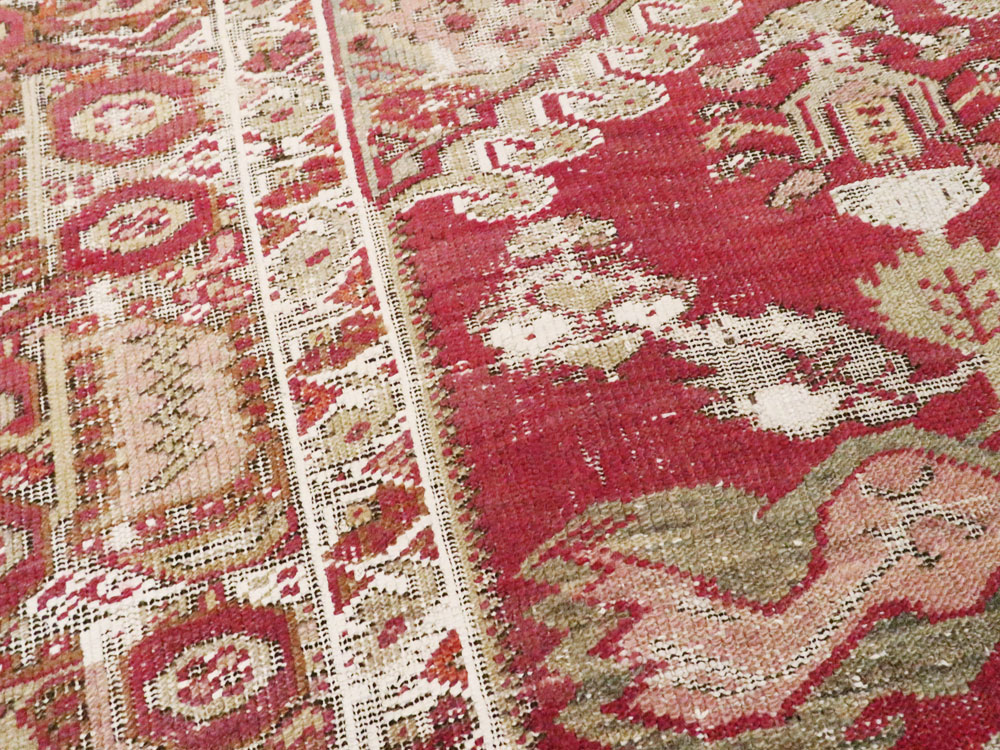 Antique Turkish Ghiordes Rug, No.15847 - Gsblank