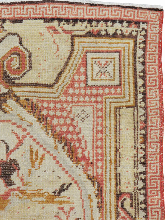 Antique Turkish Ghiordes Rug, No.15849 - Gsblank