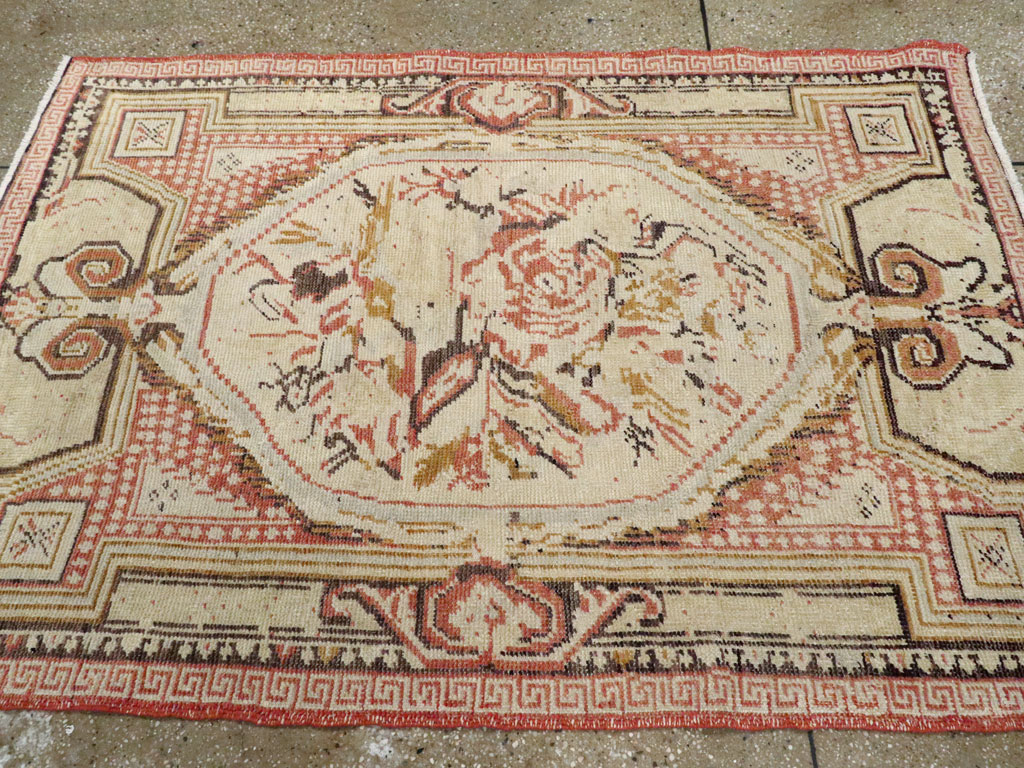 Antique Turkish Ghiordes Rug, No.15849 - Gsblank