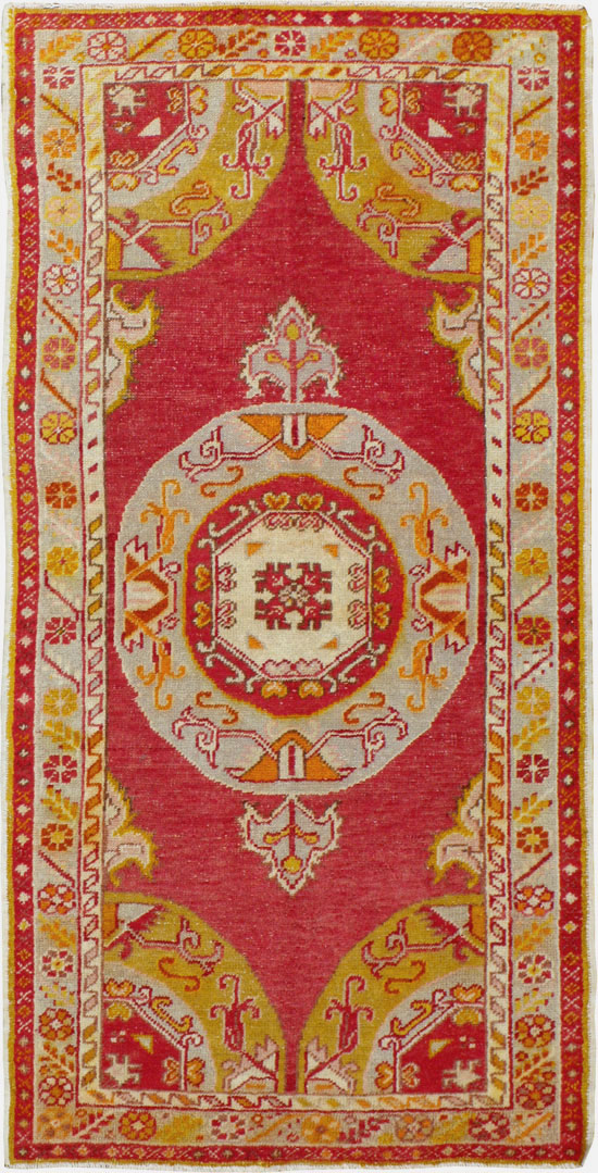 Antique Turkish Oushak Rug, No.15861 - Gsblank