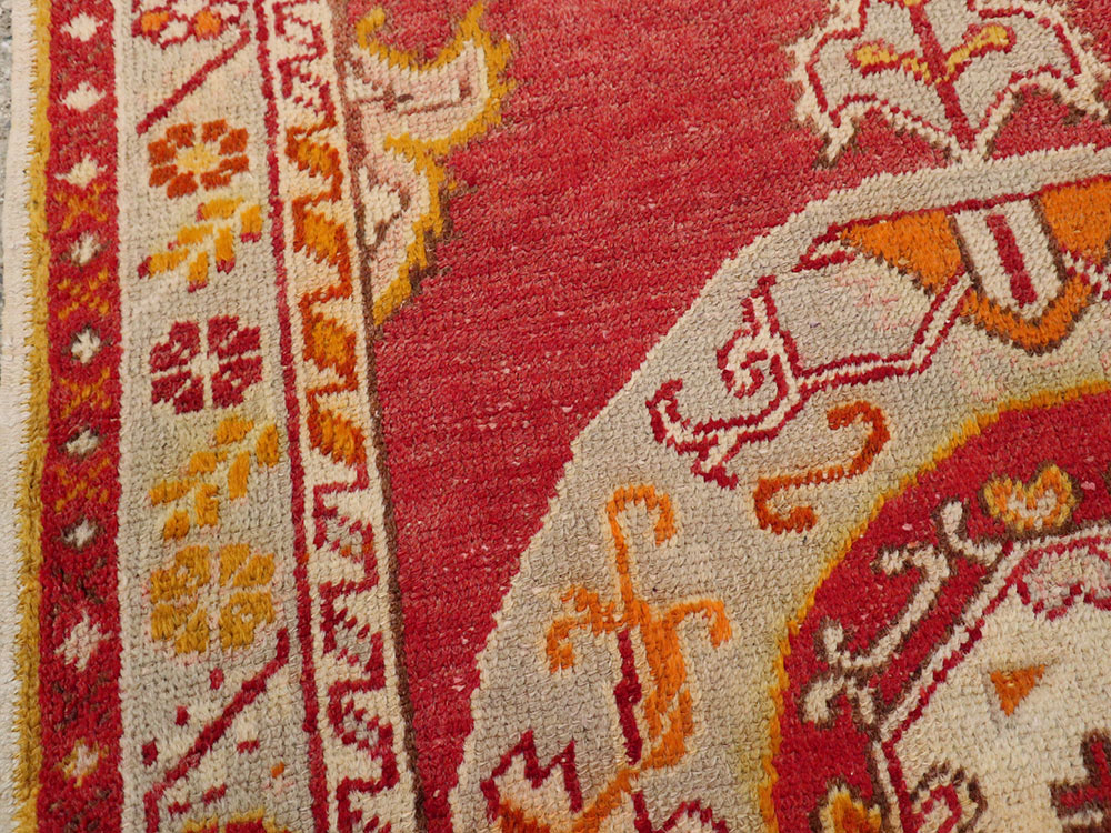 Antique Turkish Oushak Rug, No.15861 - Gsblank