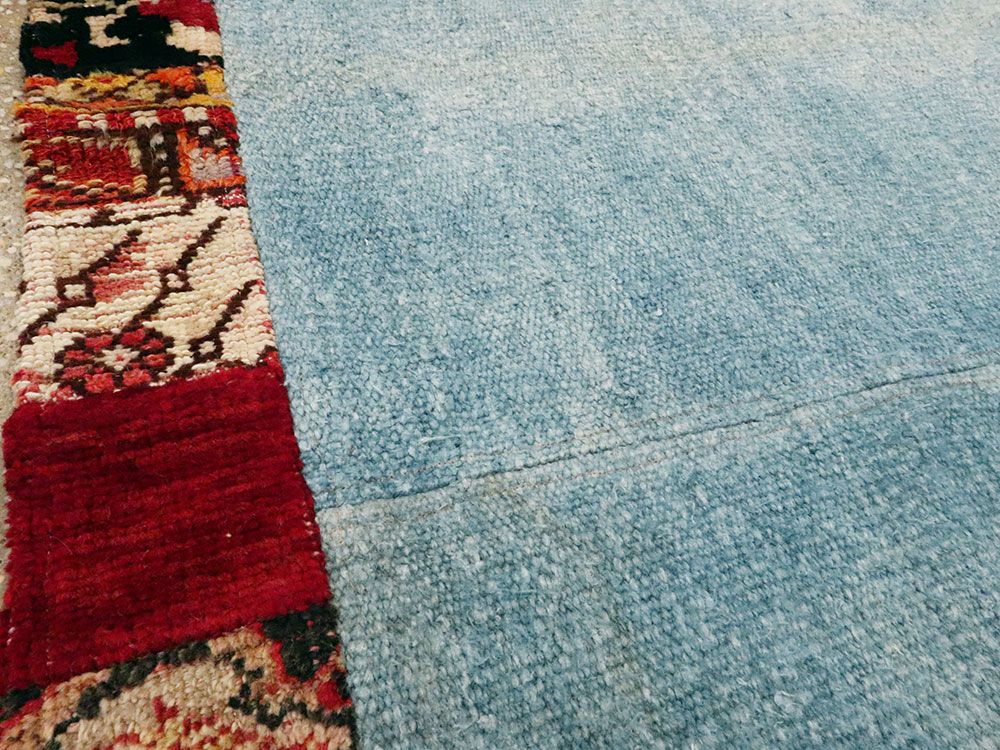 Modern Turkish Anatolian Patchwork Throw Rug, No.15872 - Gsblank