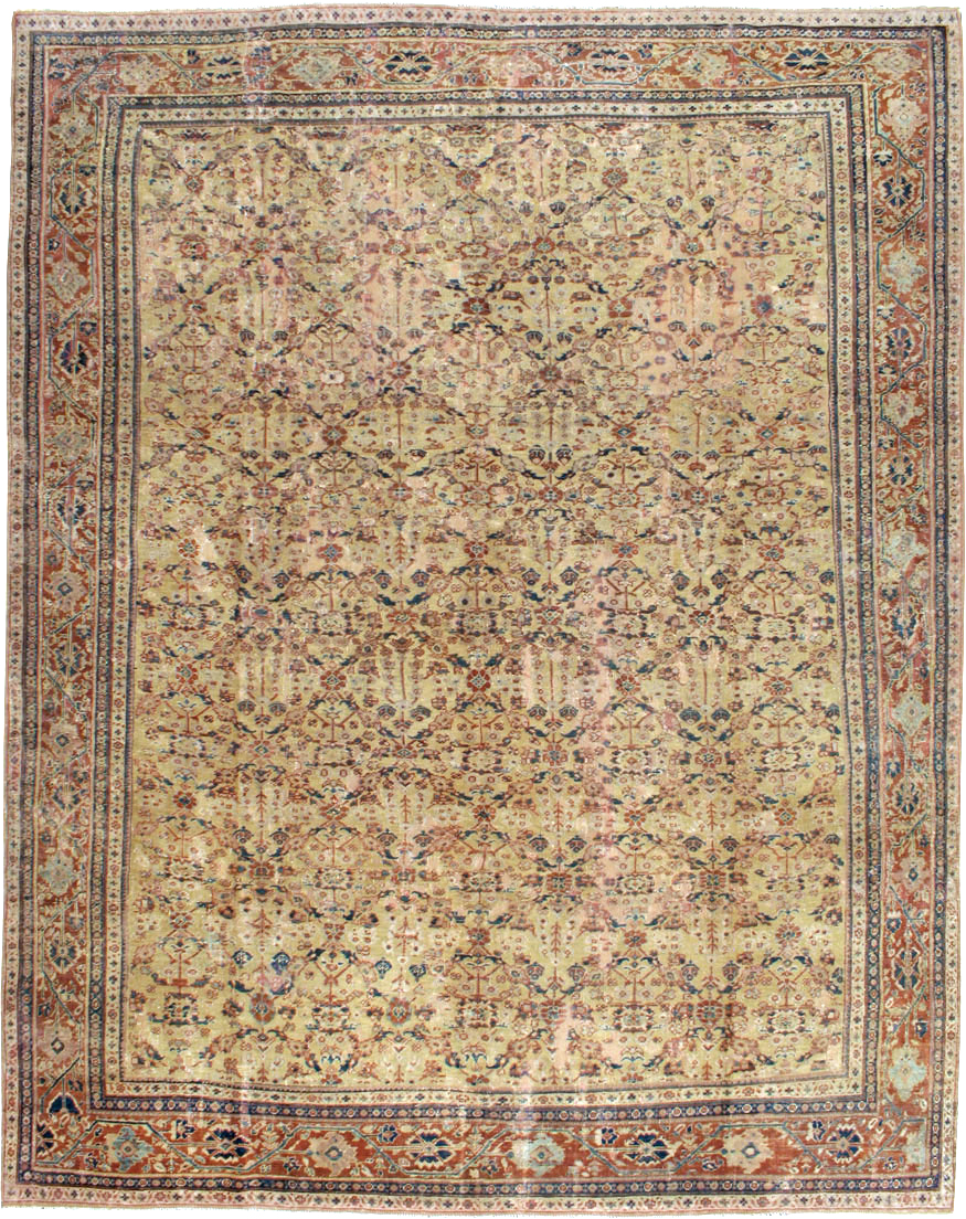 Antique Persian Mahal Carpet, No.15894 - Gsblank