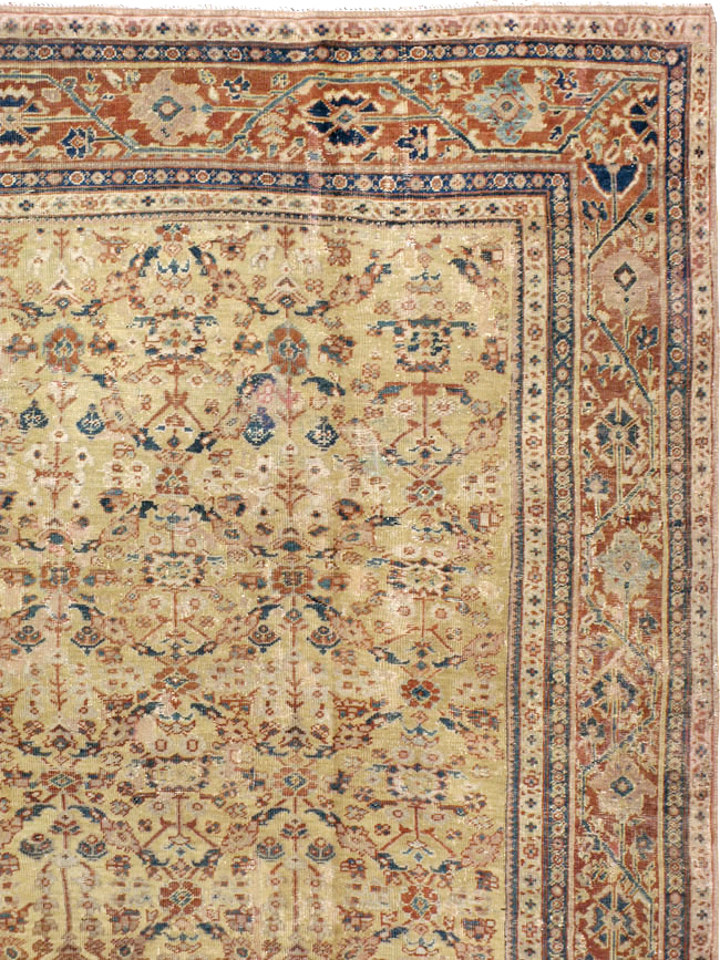 Antique Persian Mahal Carpet, No.15894 - Gsblank