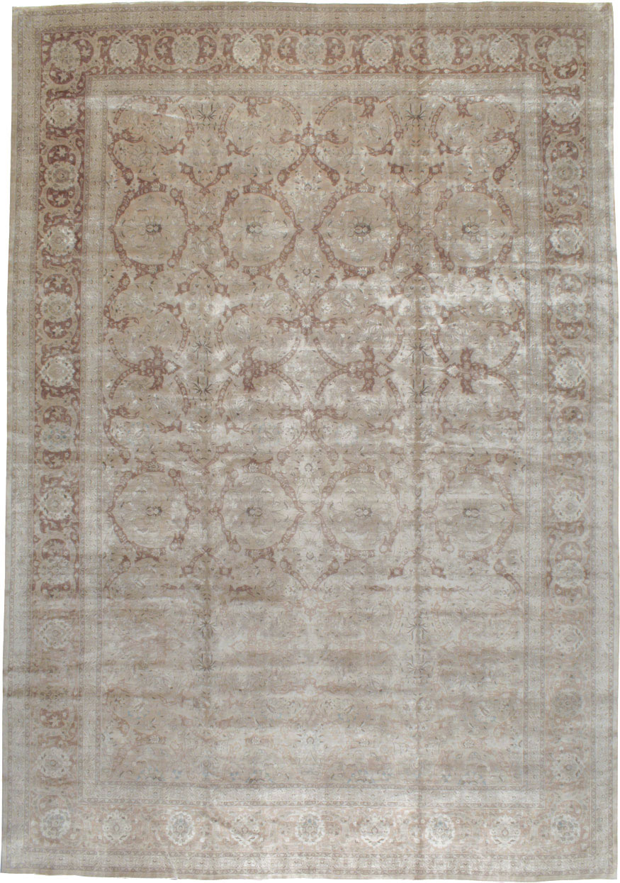 Antique Persian Tabriz Carpet, No.15897 - Gsblank