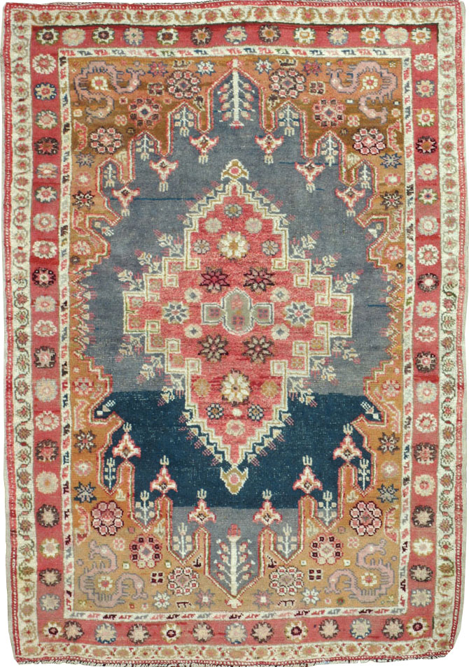 Antique Turkish Oushak Rug, No.15909 - Gsblank