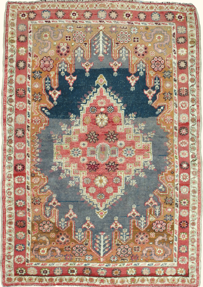 Antique Turkish Oushak Rug, No.15909 - Gsblank