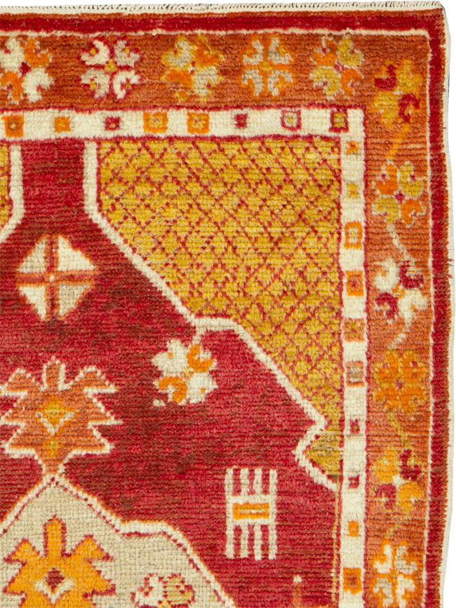Vintage Turkish Oushak Rug, No.15912 - Gsblank