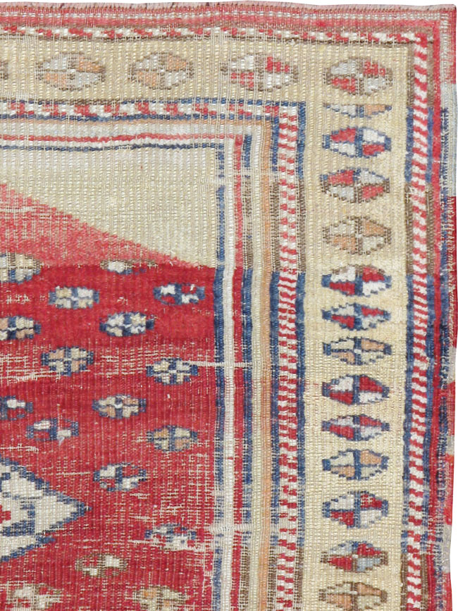 Vintage Turkish Ghiordes Rug, No.15914 - Gsblank
