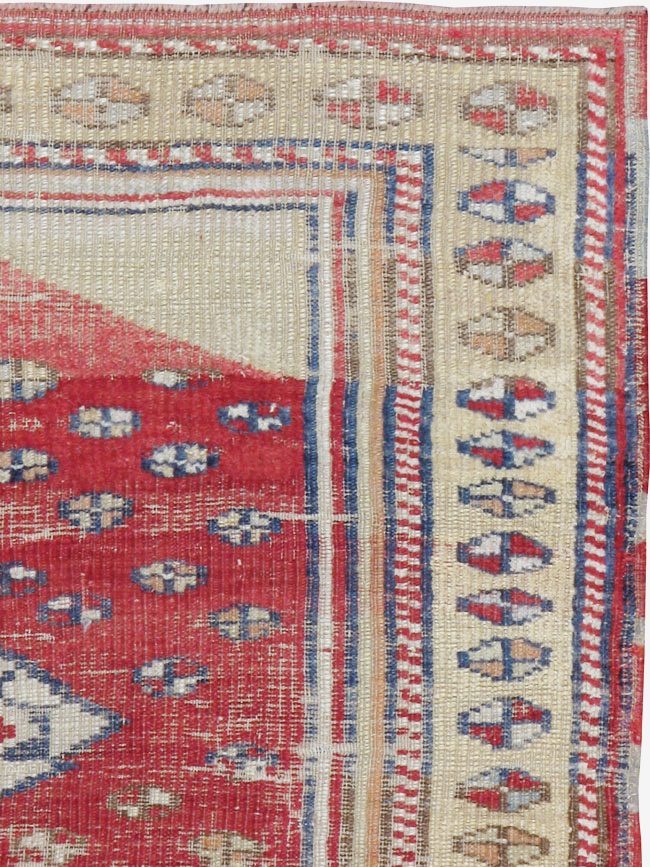 Vintage Turkish Ghiordes Rug, No.15914 - Gsblank