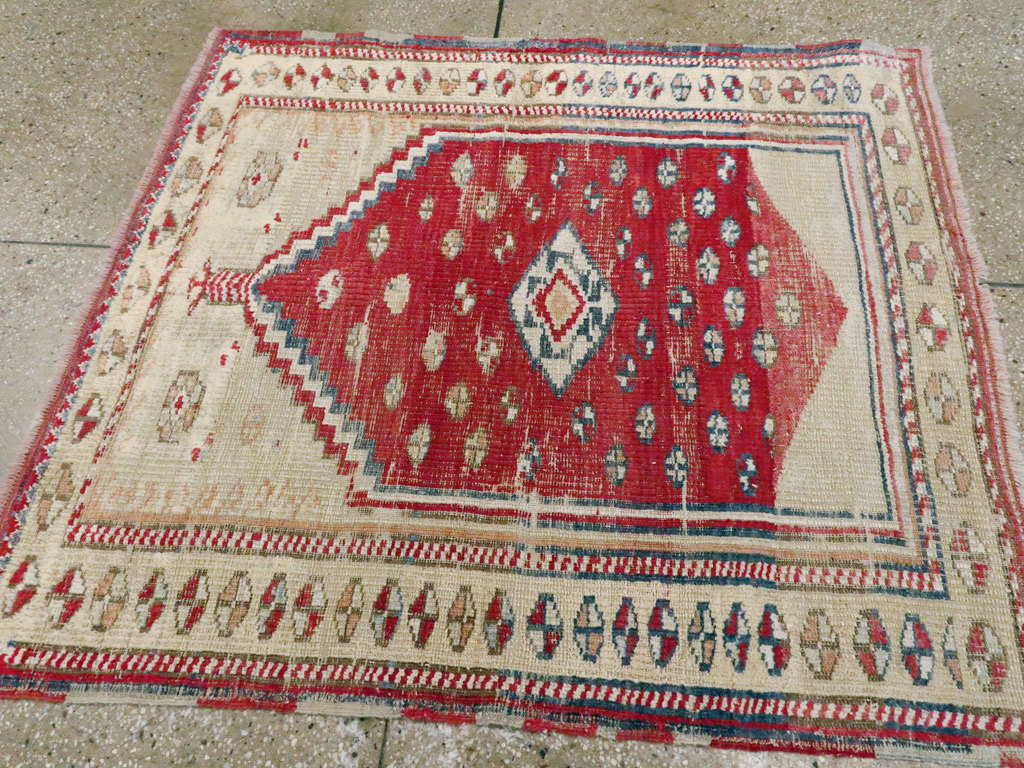Vintage Turkish Ghiordes Rug, No.15914 - Gsblank