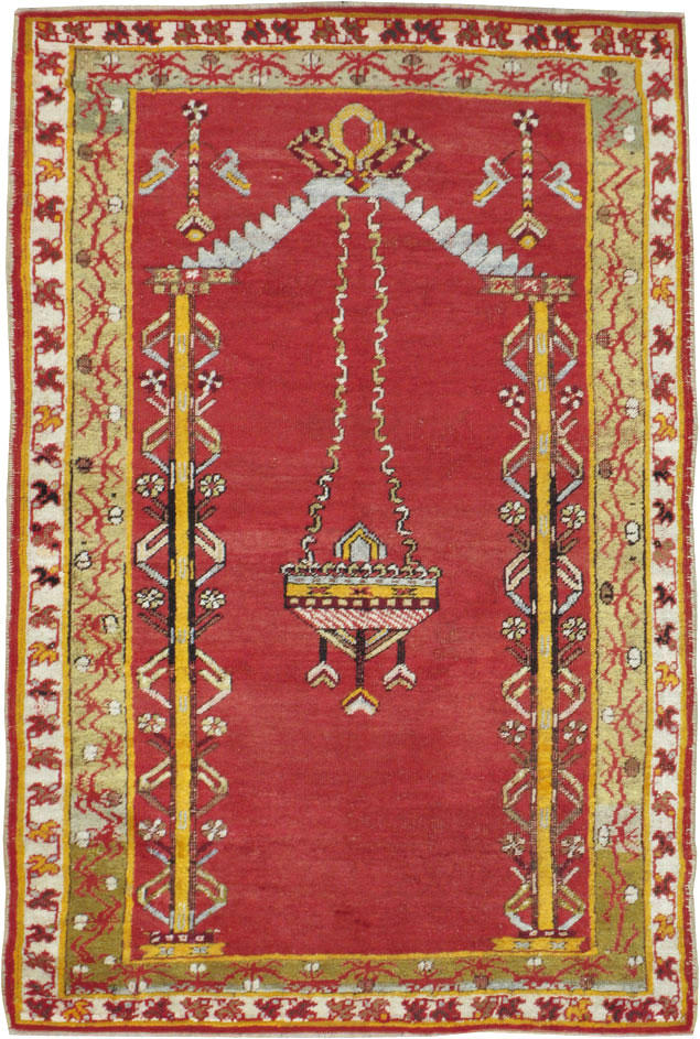 Antique Turkish Ghiordes Rug, No.15924 - Gsblank