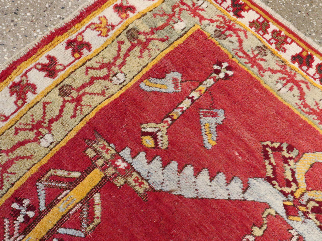 Antique Turkish Ghiordes Rug, No.15924 - Gsblank