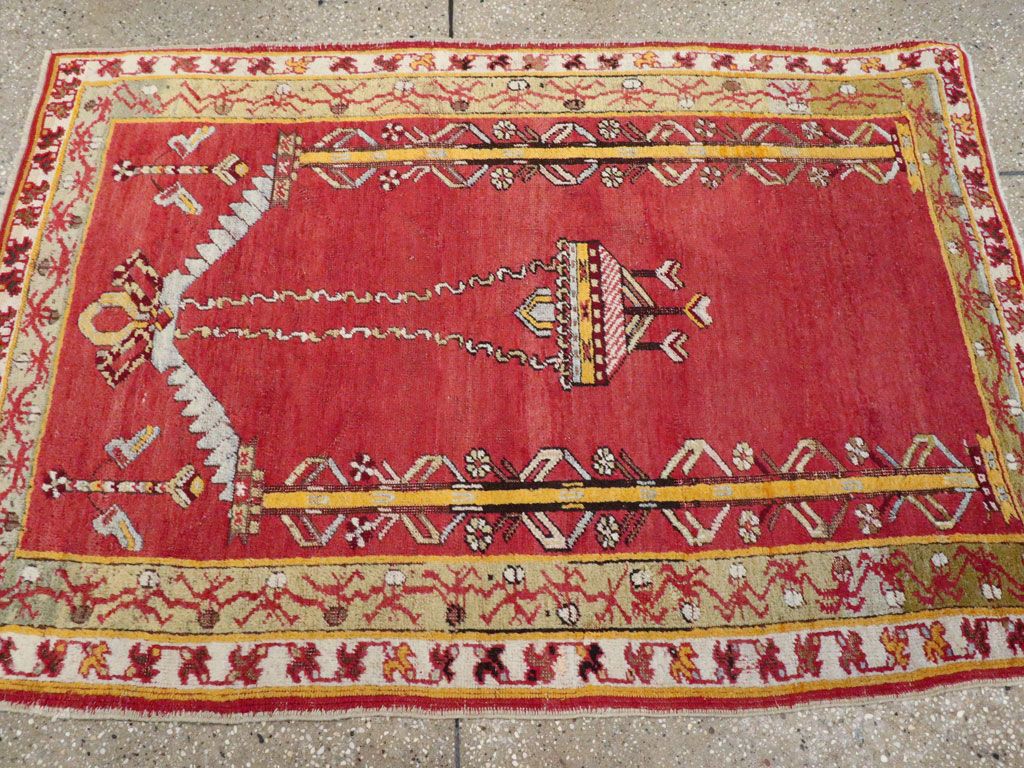 Antique Turkish Ghiordes Rug, No.15924 - Gsblank