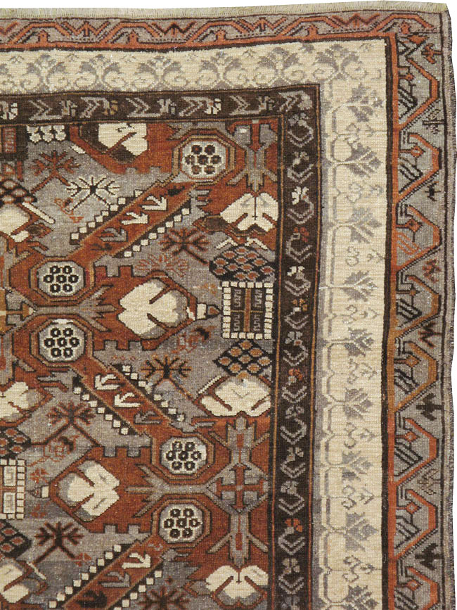 Antique Caucasian Zeikhour Carpet, No.15935 - Gsblank