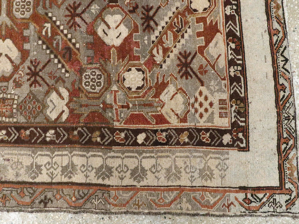 Antique Caucasian Zeikhour Carpet, No.15935 - Gsblank