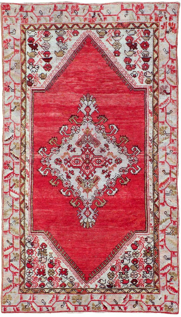 Vintage Turkish Oushak Rug, No.15939 - Gsblank