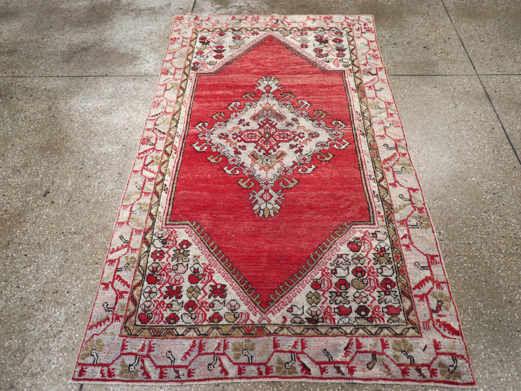 Vintage Turkish Oushak Rug, No.15939 - Gsblank