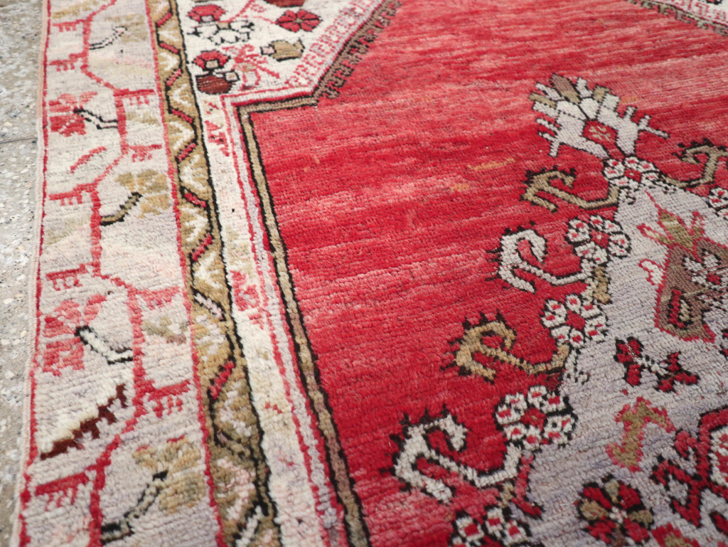 Vintage Turkish Oushak Rug, No.15939 - Gsblank