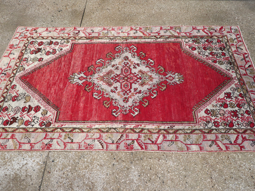 Vintage Turkish Oushak Rug, No.15939 - Gsblank