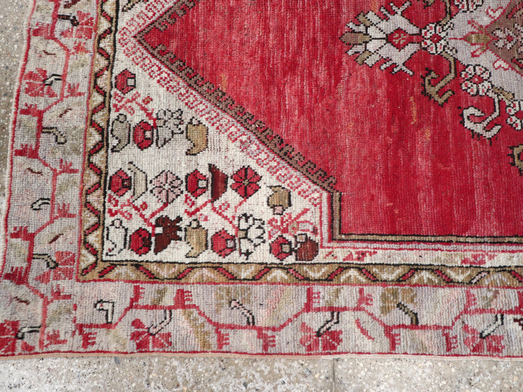 Vintage Turkish Oushak Rug, No.15939 - Gsblank