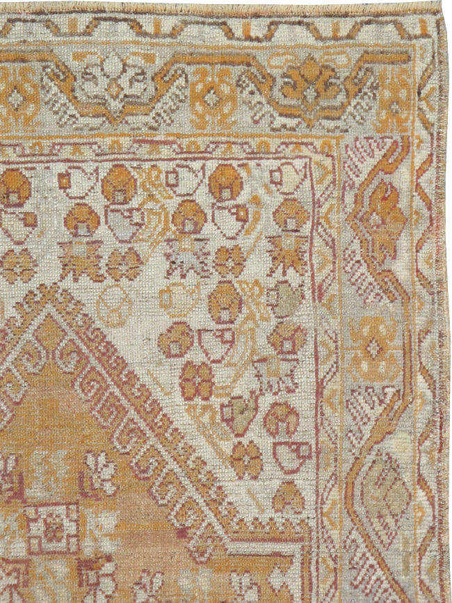 Antique Turkish Ghiordes Rug, No.15940 - Gsblank