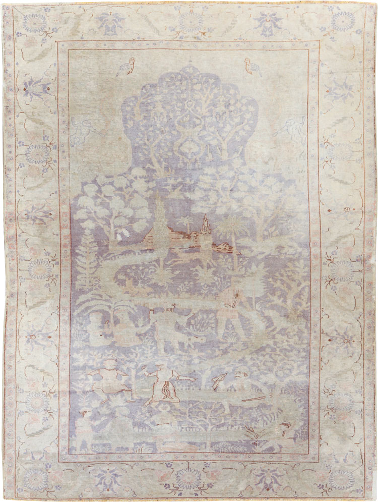 Vintage Turkish Kayseri Rug, No.15950 - Gsblank