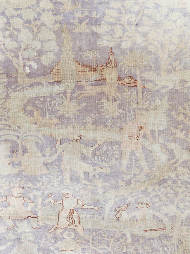 Vintage Turkish Kayseri Rug, No.15950 - Gsblank